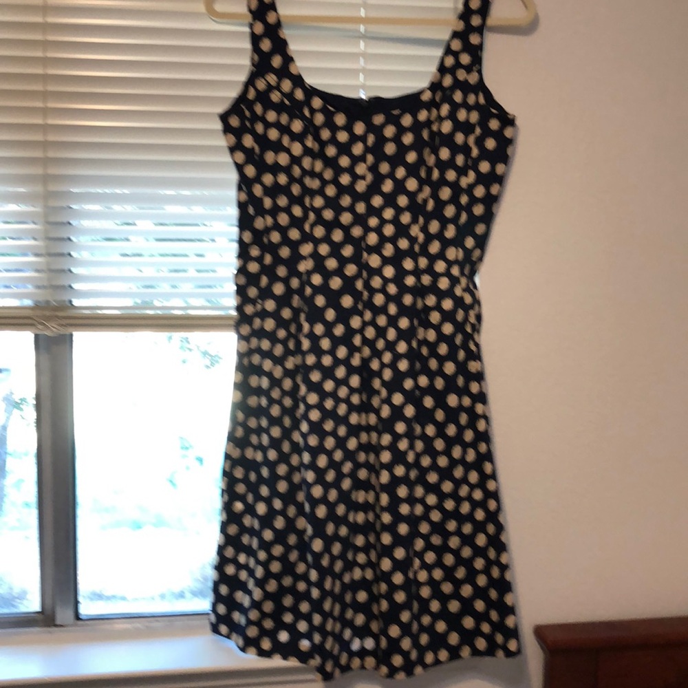 Nine West dress; cream & blue.